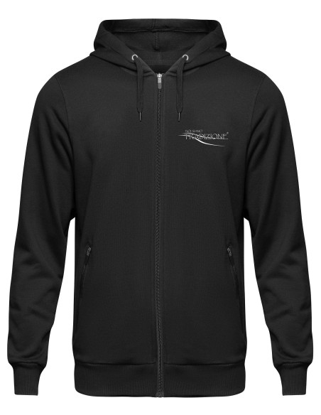 Felpa Zip Cappuccio Uomo Dimonios