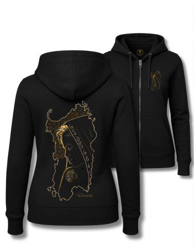 Felpa Zip Cappuccio Donna Pintadera