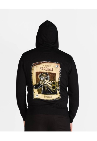 Felpa Zip Cappuccio Uomo Bandidos