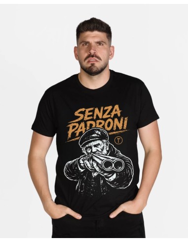 T-shirt Senza Padroni | Maglietta streetwear con stampa grafica
