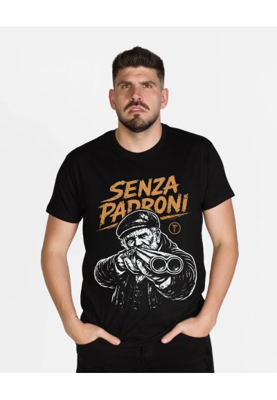 T-shirt Senza Padroni | Maglietta streetwear con stampa grafica