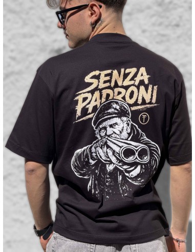 T-shirt Oversize Senza Padroni | Maglietta Streetwear con Stampa Posteriore 2